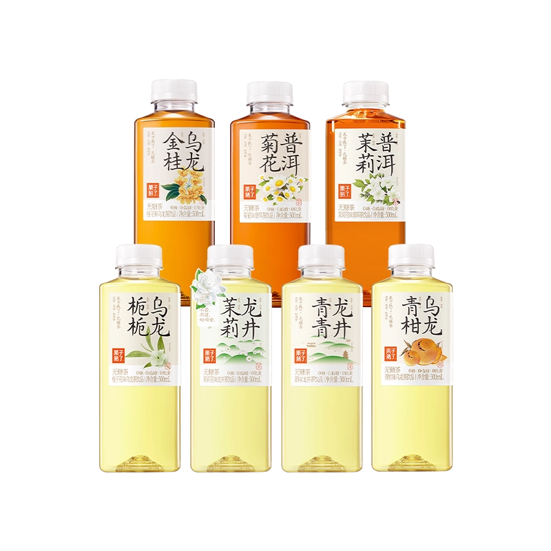 果子熟了无糖茶系列 500ml