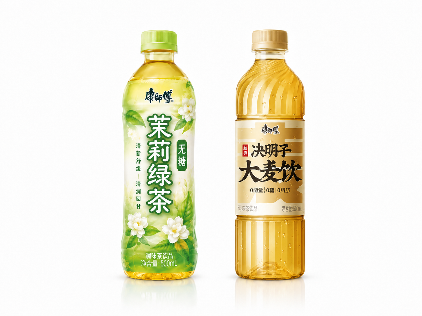 康师傅 无糖茶饮系列 500ml