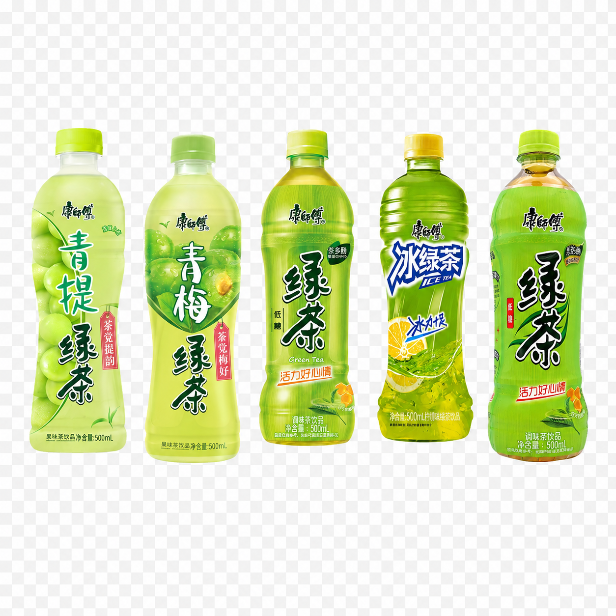 康师傅果味绿茶系列 500ml
