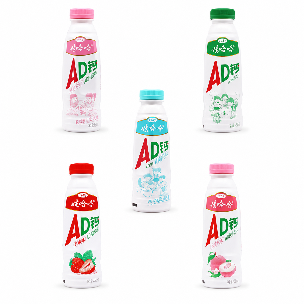娃哈哈AD钙奶大瓶装 450ml